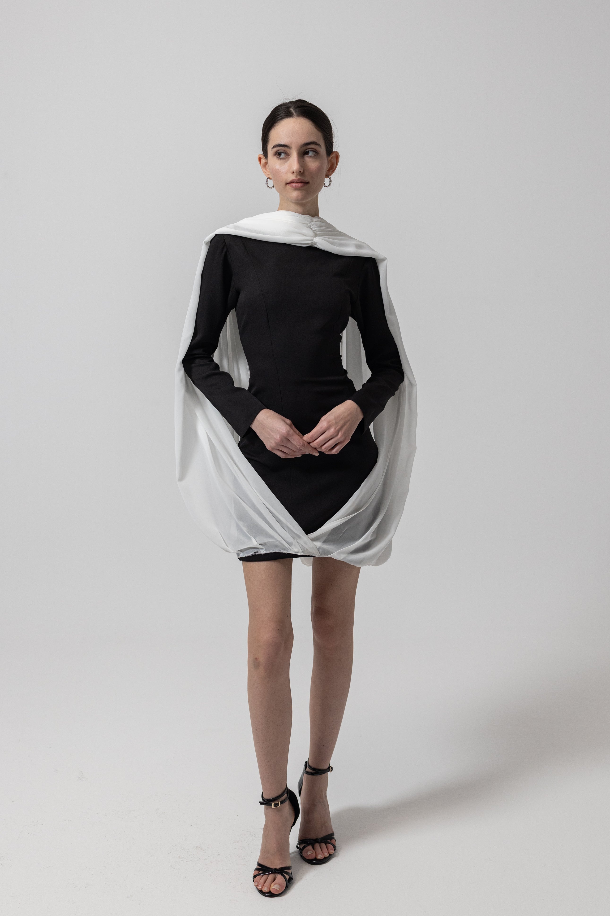 Black and white dress