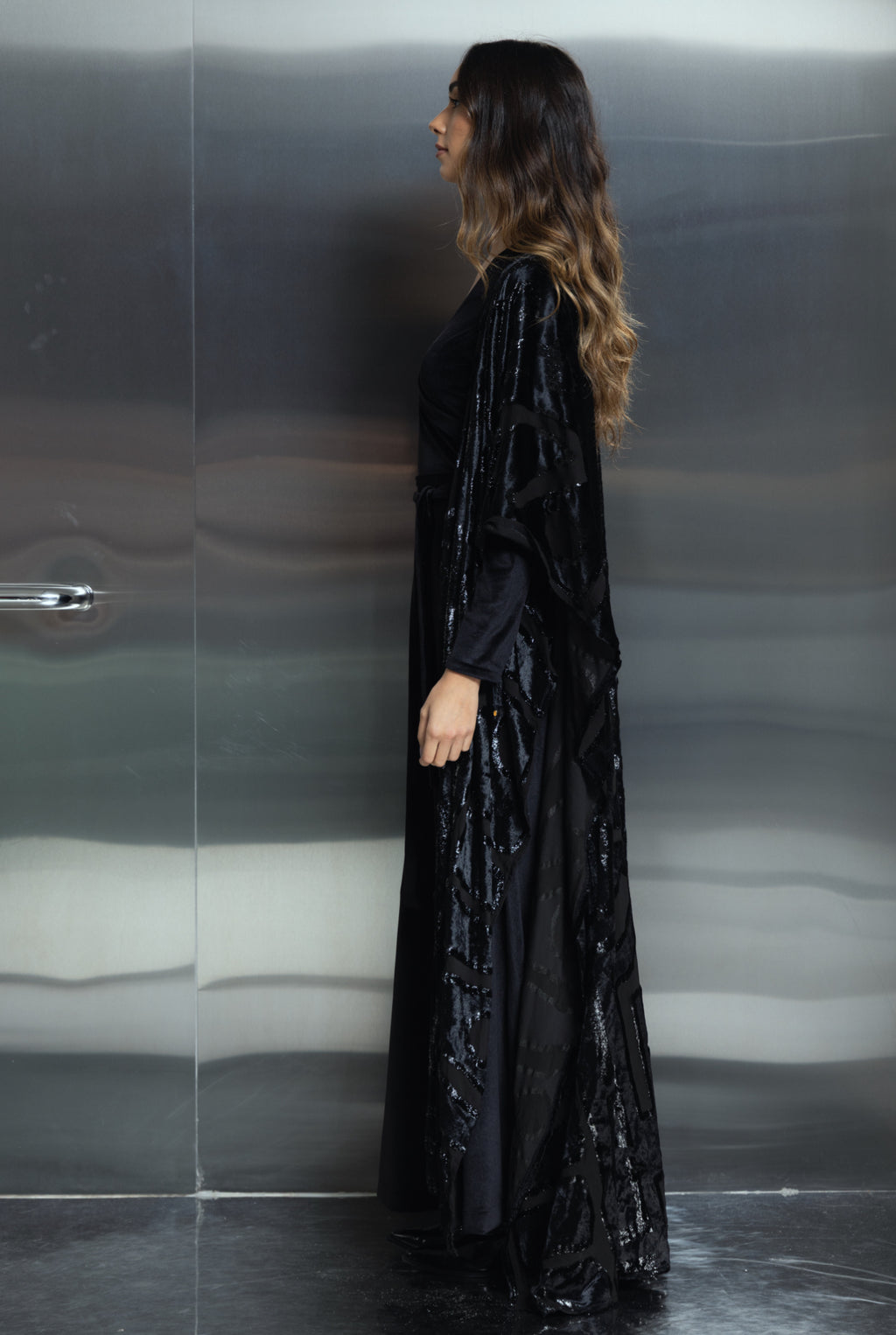 black jumpsuit