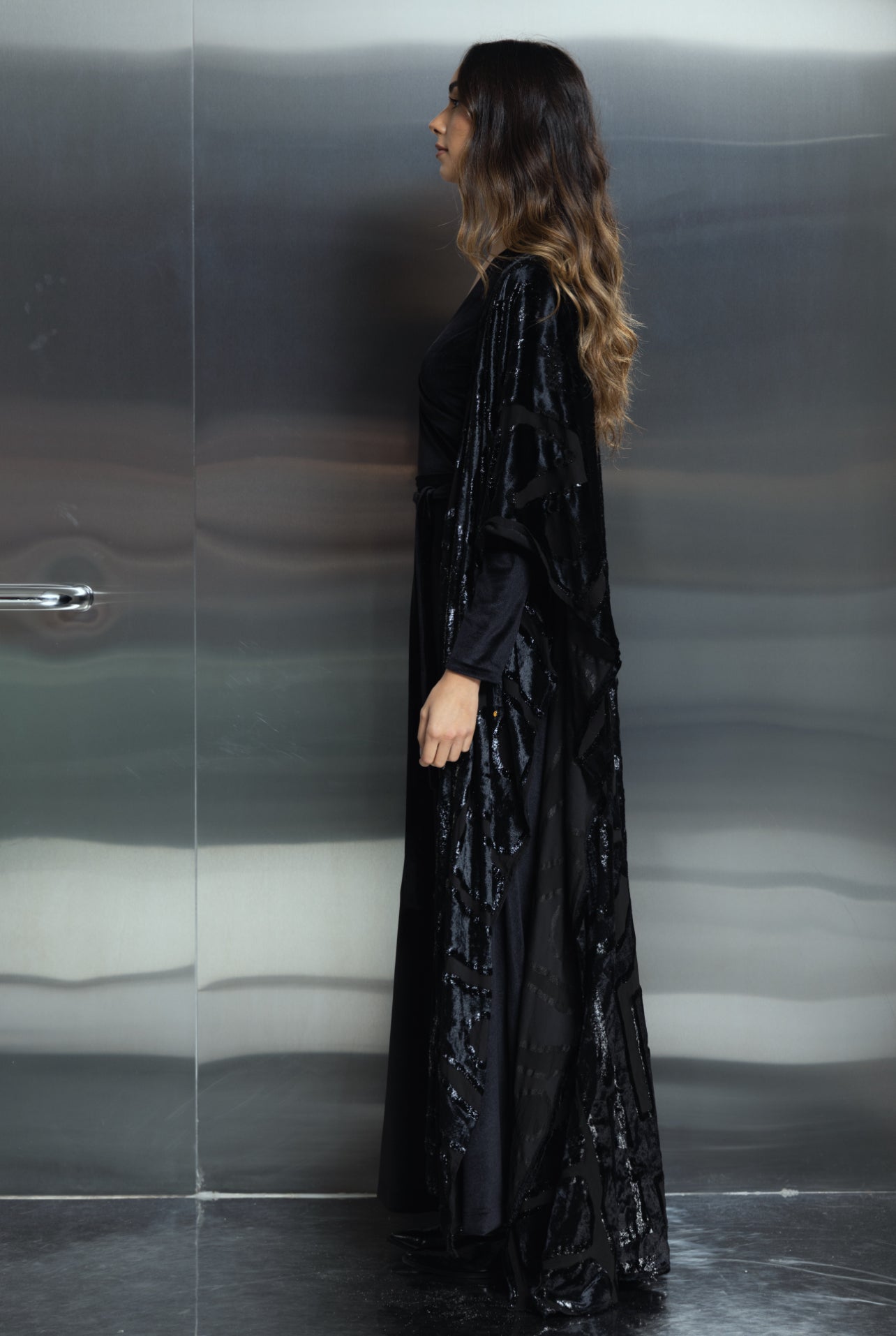 black jumpsuit