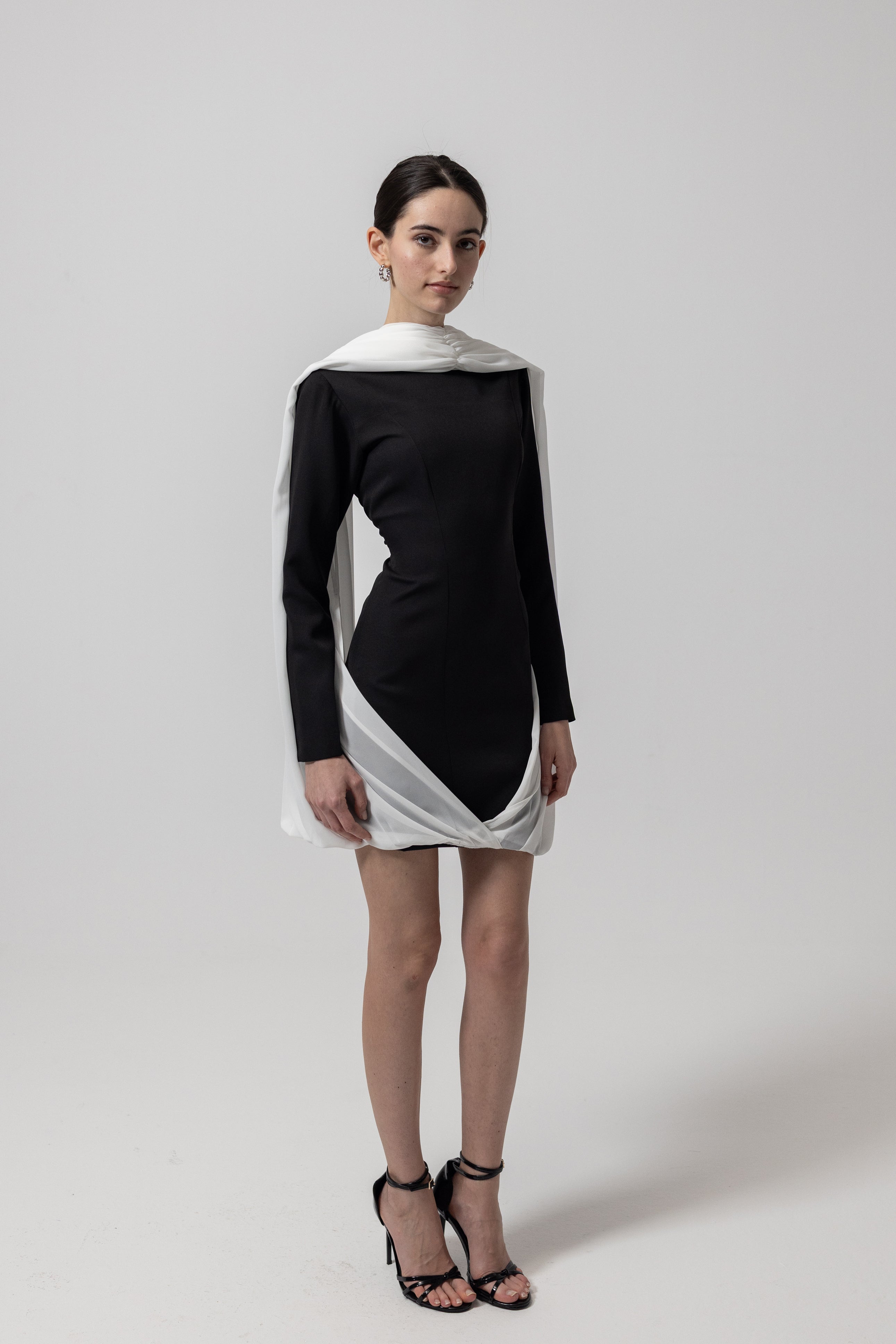 Black and white dress