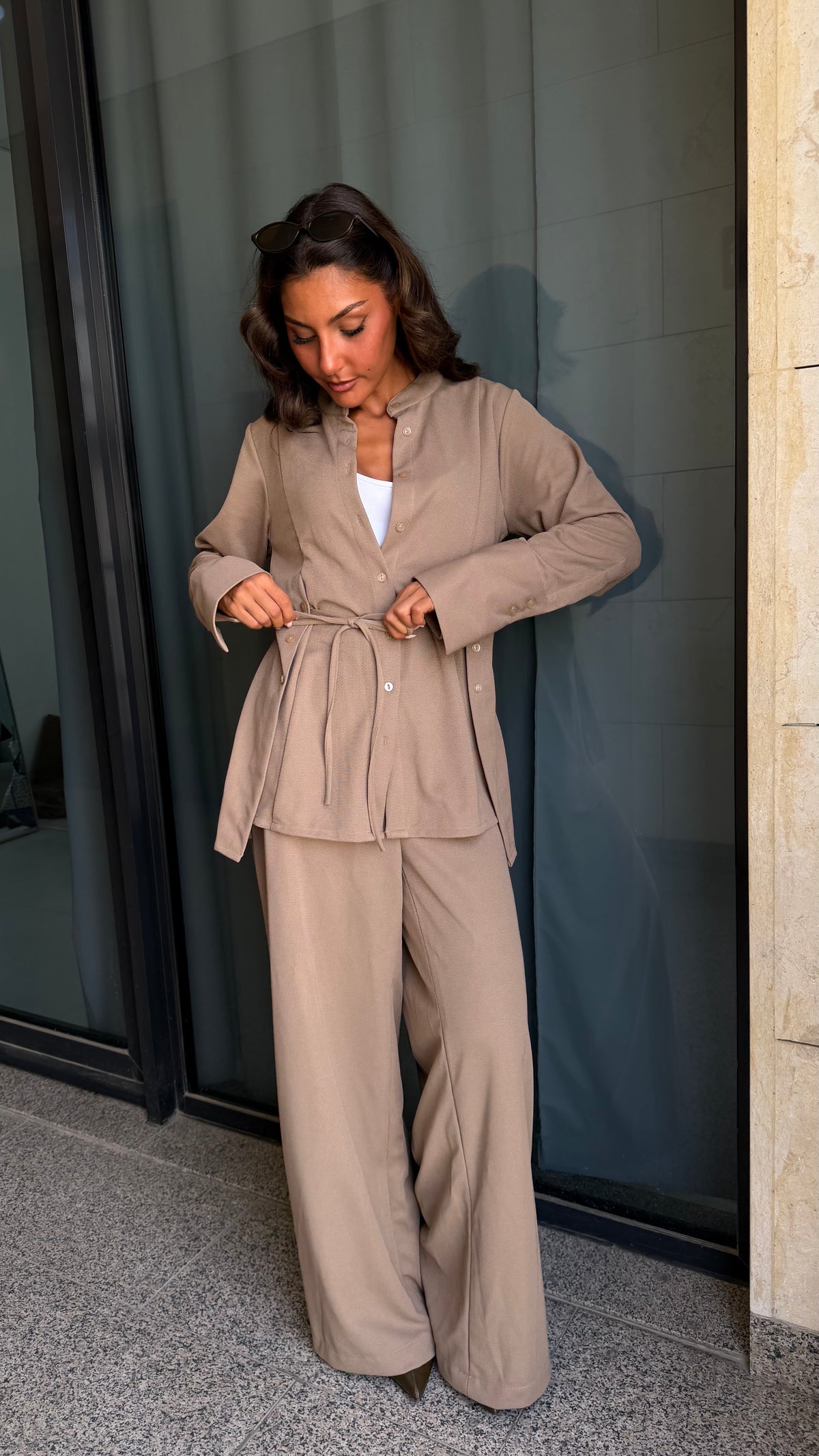 beige set