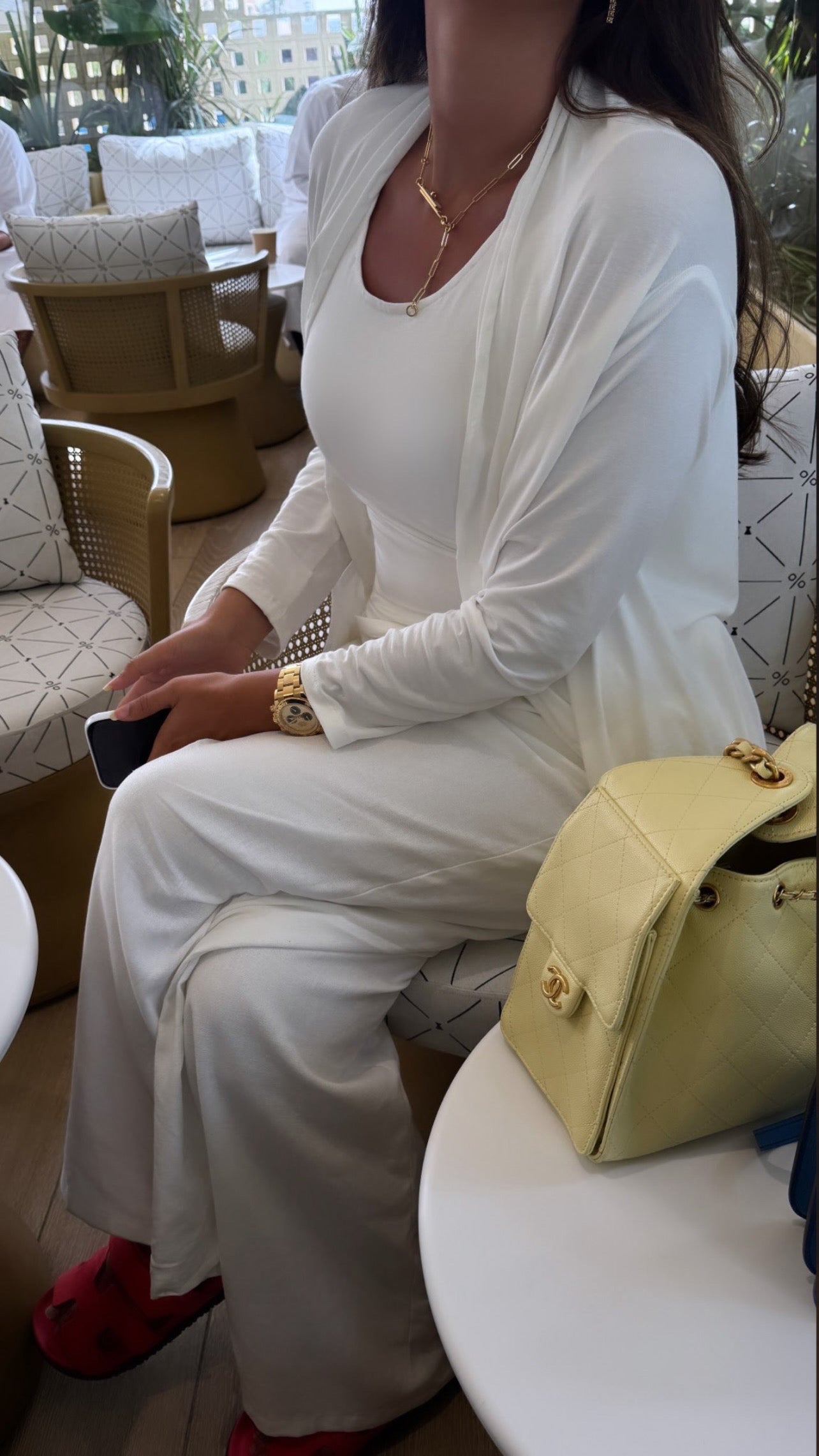 linen stretch set