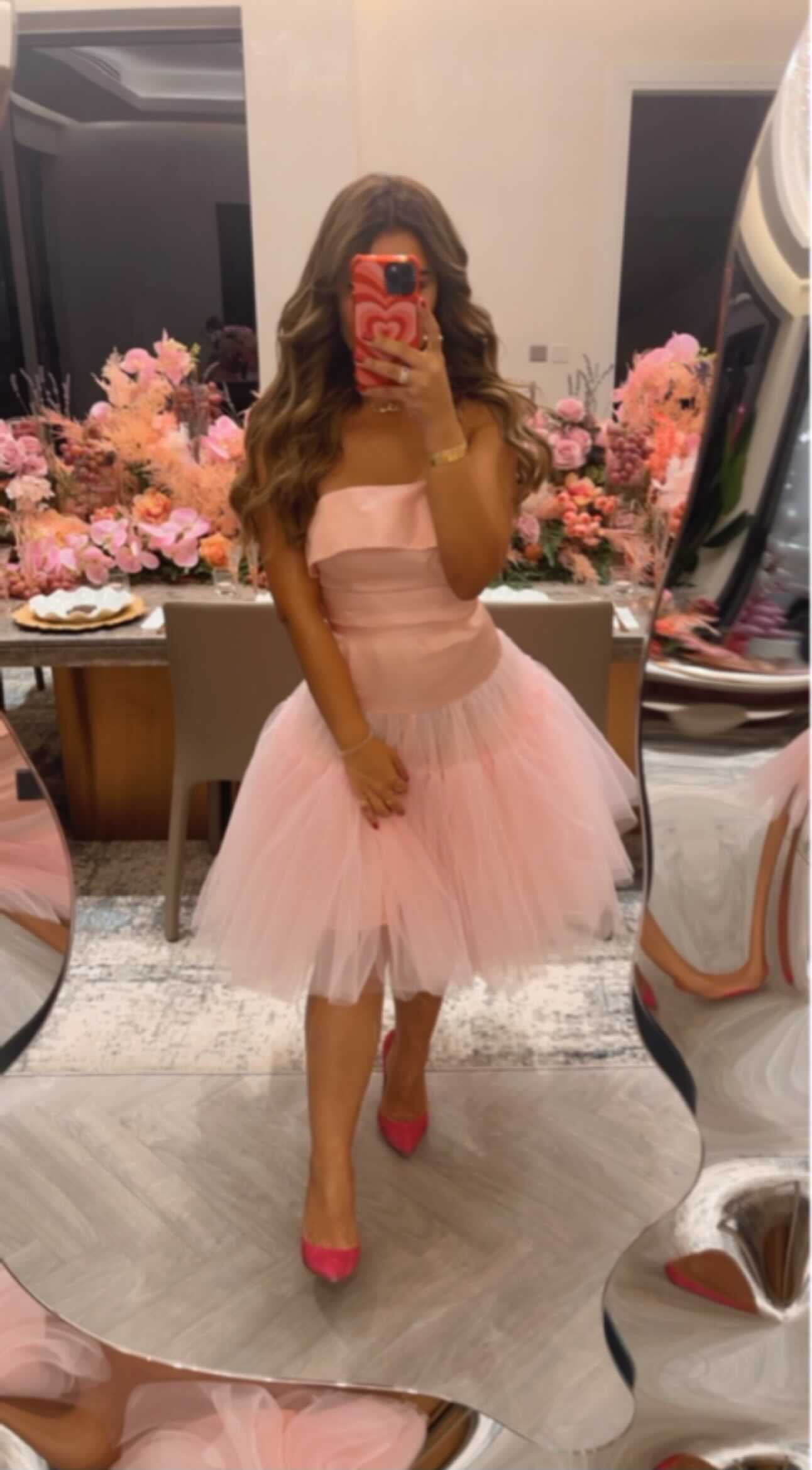 Pink dress