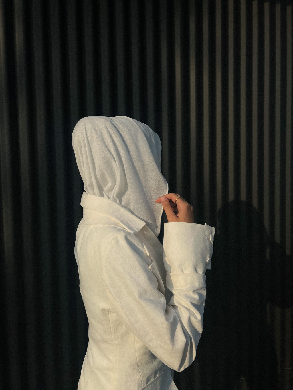 white blazer